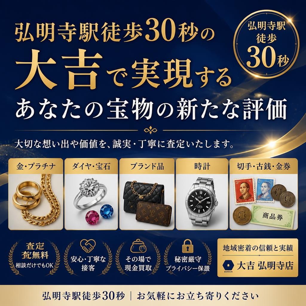 弘明寺駅徒歩30秒の大吉で実現するあなたの宝物の新たな評価
